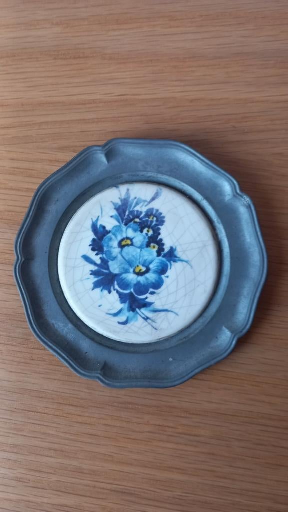 Tinnen schotel, Antiek en Kunst, Ophalen of Verzenden