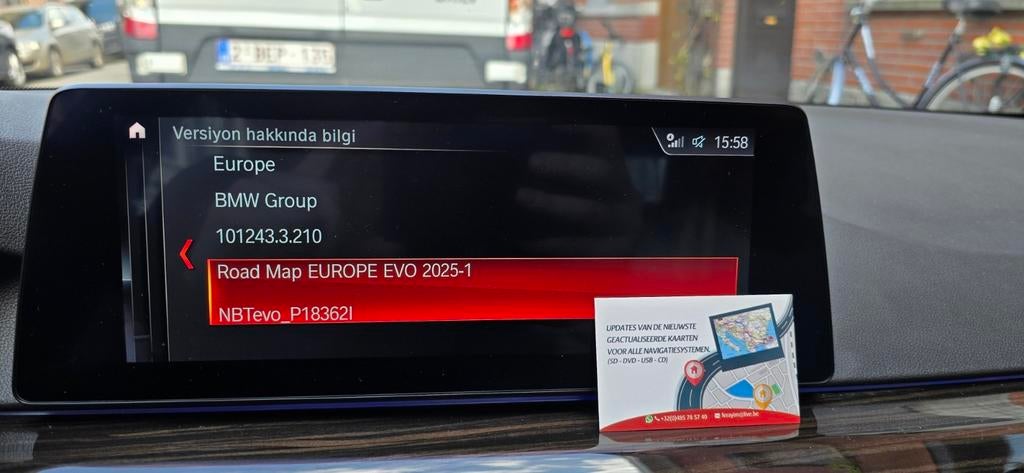 BMW 2025 MAP MOVE, MOTION, PREMIUM, ROUTE, NEXT, EVO, WAY,, Ophalen of Verzenden, Zo goed als nieuw