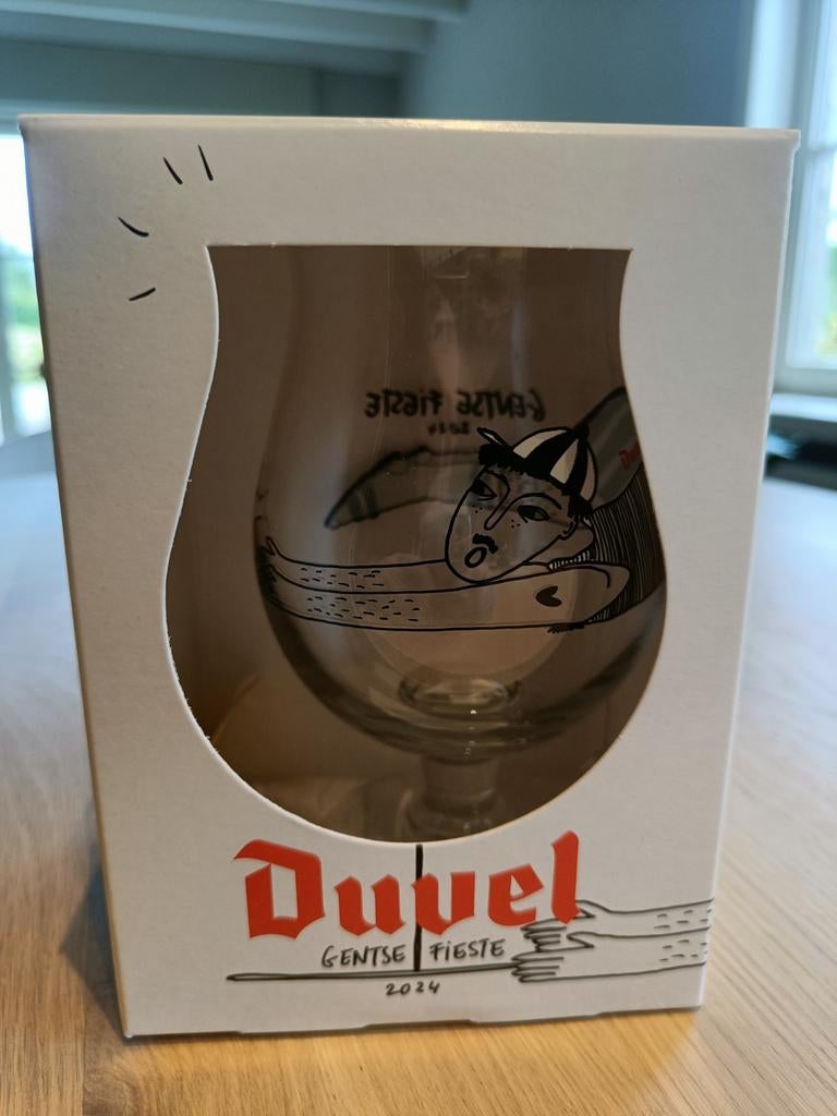 Duvel glas Gentse Feesten 2024, Collections, Verres & Petits Verres, Neuf, Verre à bière, Enlèvement ou Envoi