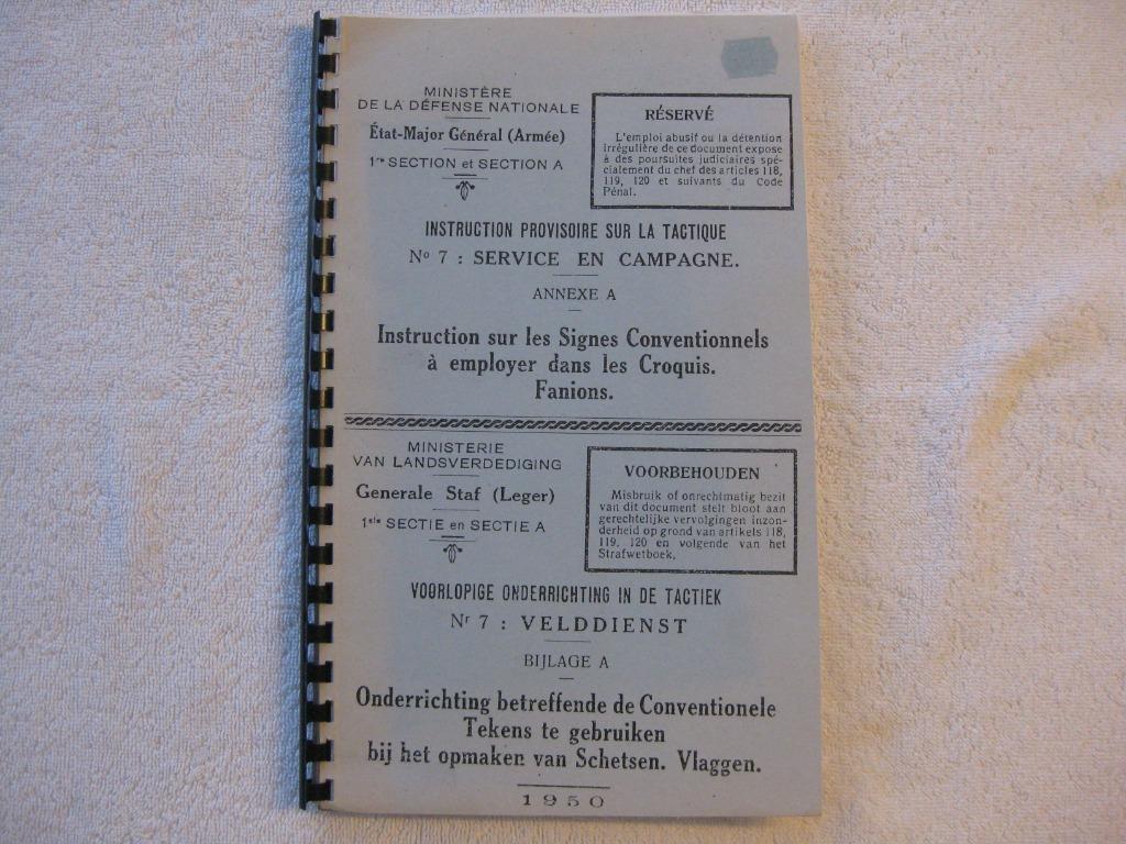 Militaria – ABL BL – tactisch – 1950 – ongewoon, Boeken, Ophalen of Verzenden, Gelezen, Algemeen