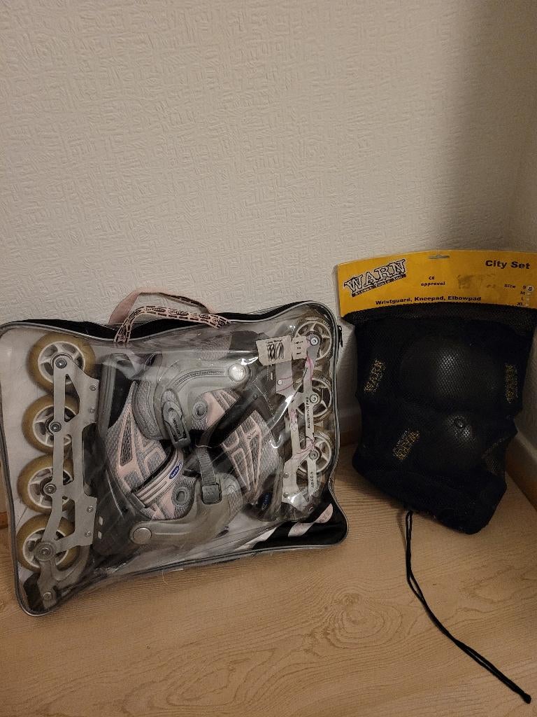 Patins à roulettes alignées et protections, Autres marques, Rollers 4 roues en ligne, Femmes, Réglable