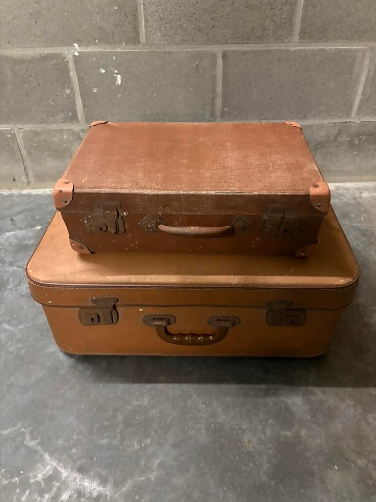 Koffers ter decoratie, Huis en Inrichting, Woonaccessoires | Kisten, Ophalen, Zo goed als nieuw