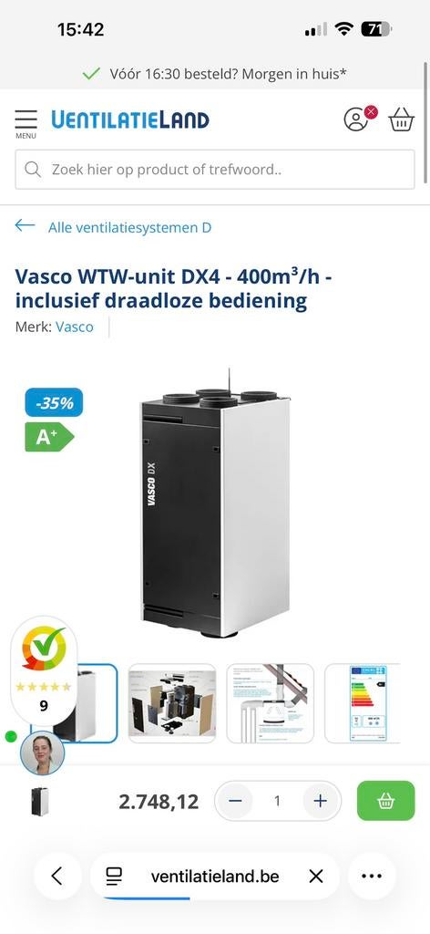 Vasco dx4 nieuw!, Doe-het-zelf en Bouw, Ophalen, Nieuw