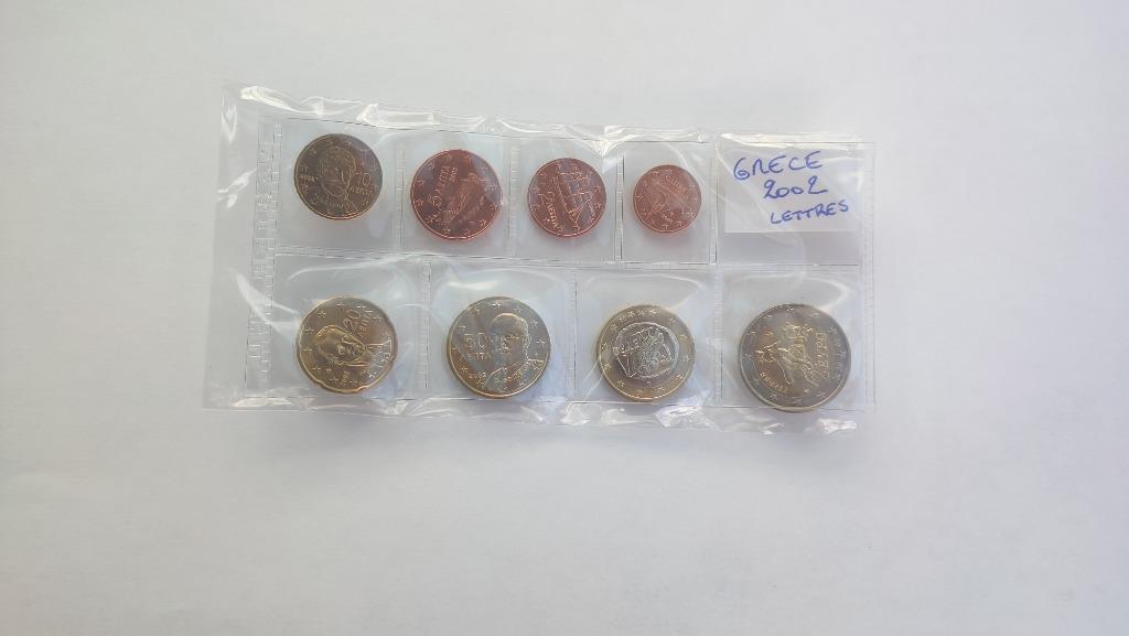 Complete serie Griekenland 2002 UNC (S, F, E), Ophalen of Verzenden, Griekenland, Overige waardes, Setje