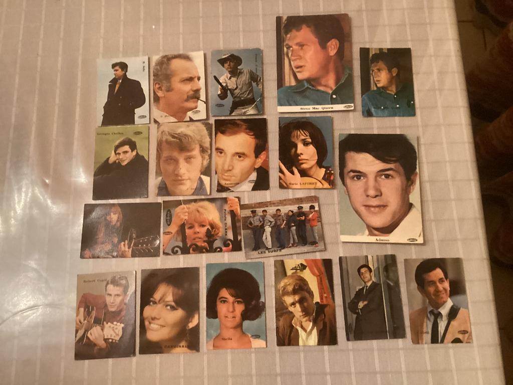 Prenten chromos vedetten SAMO chips, Collections, Enlèvement ou Envoi, Utilisé