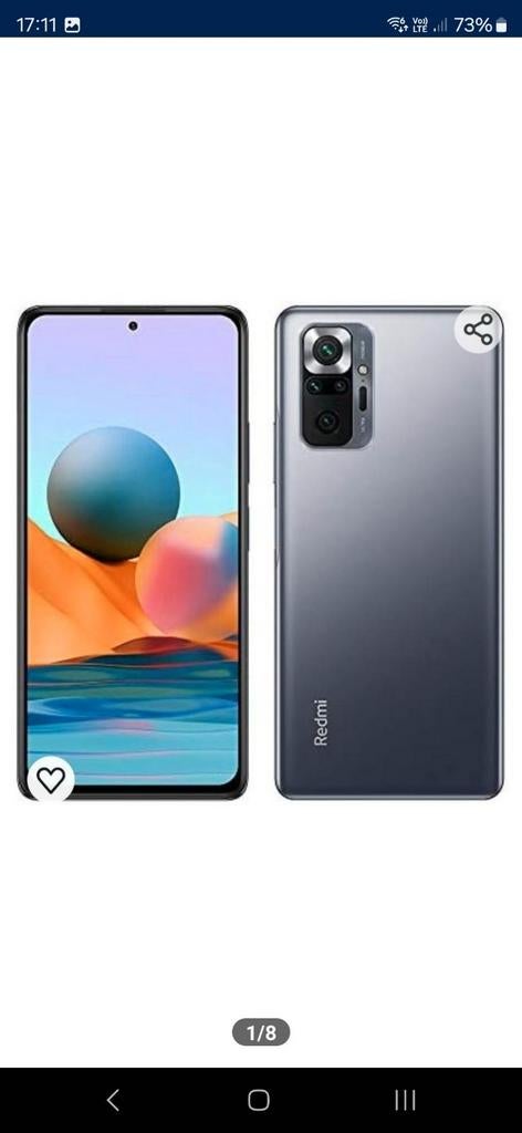 Xiaomi Redmi Note 10 Pro (gris onyx), Télécoms, Téléphonie mobile | Marques Autre, Enlèvement ou Envoi, Comme neuf, 6 mégapixels ou plus