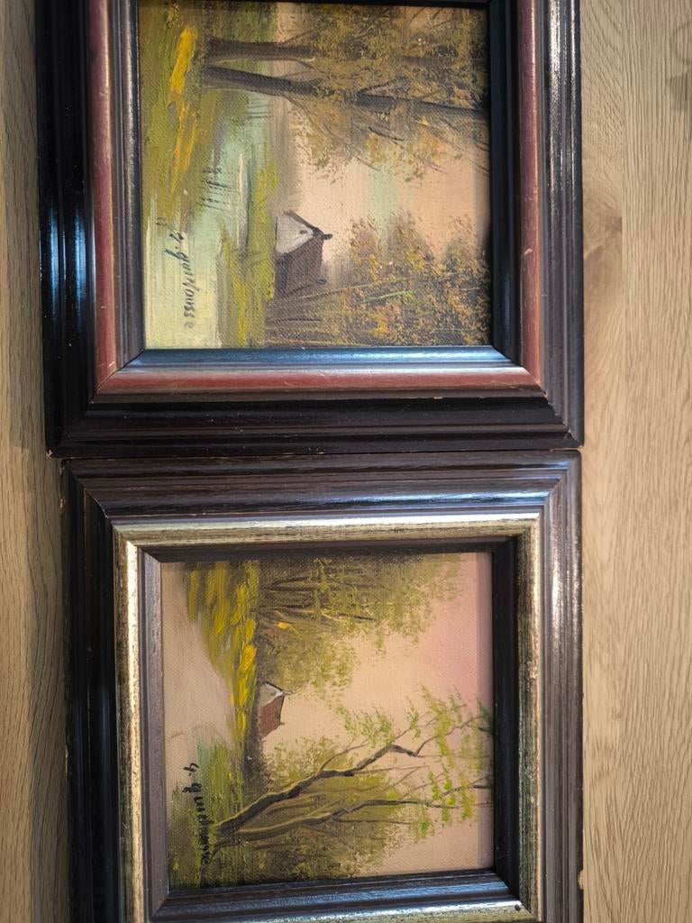 Gaston Quidousse 2 magnifiques tableaux, Antiquités & Art, Envoi