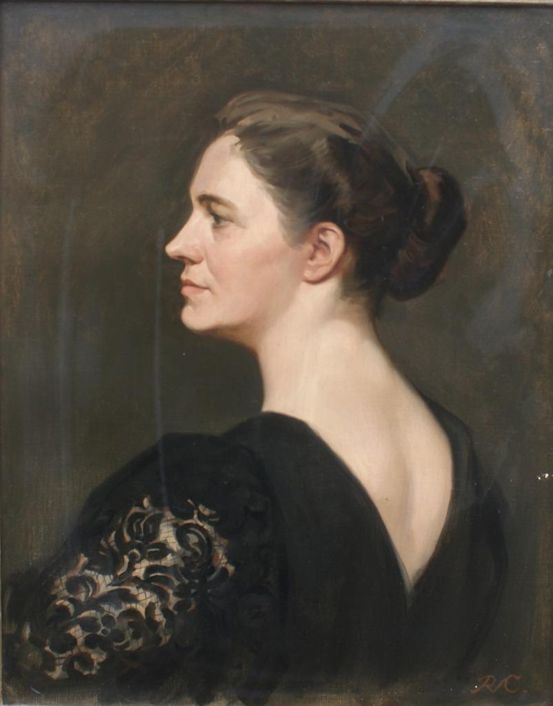 Robert Van Cauwenberghe (1905-1985): portret (O/D, 60x75cm), Ophalen of Verzenden