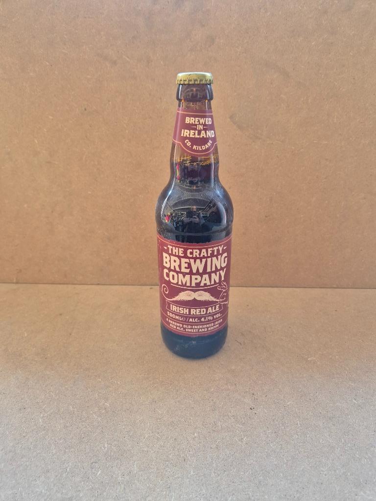 Bouteille de bière The Crafty irish red ale, Ophalen of Verzenden, Gebruikt, Flesje(s), Overige merken