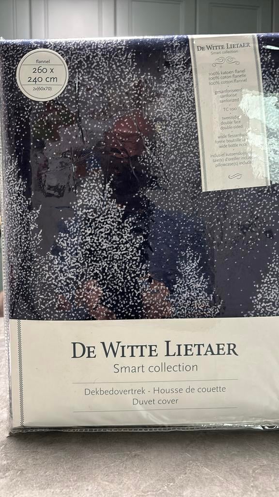 De witte lietaer flanellen dekbedovertrek, Enlèvement, Neuf