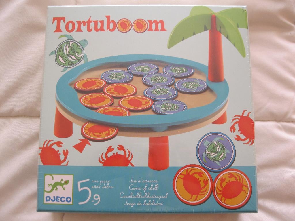 Jeu neuf Tortuboom, 1 ou 2 joueurs, Enlèvement ou Envoi, Neuf, Djeco