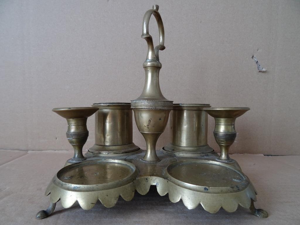 Antiek inktstel antiek bronzen inktstel brons ca. 1820-1830, Antiek en Kunst, Antiek | Brons en Koper, Brons, Ophalen of Verzenden