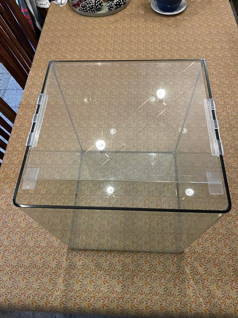 Aquarium cubique complet parfait état 50 litres, Enlèvement, Comme neuf, Aquarium vide