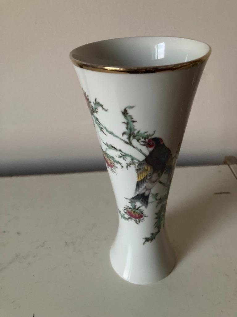 Vase Johann Seltmann Vohenstrauss Bavaria avec oiseau, Enlèvement