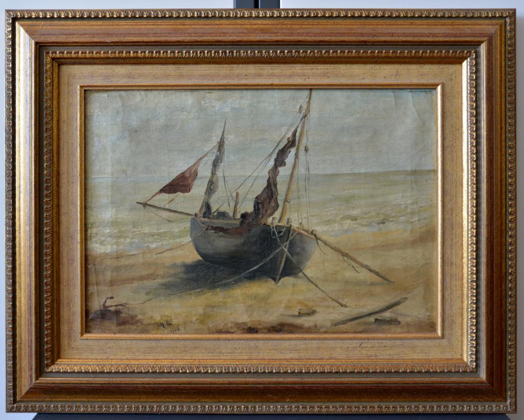 Oeuvre originale signée et datée de NOTOMB/MOTOMB, Antiquités & Art, Art | Peinture | Classique, Enlèvement