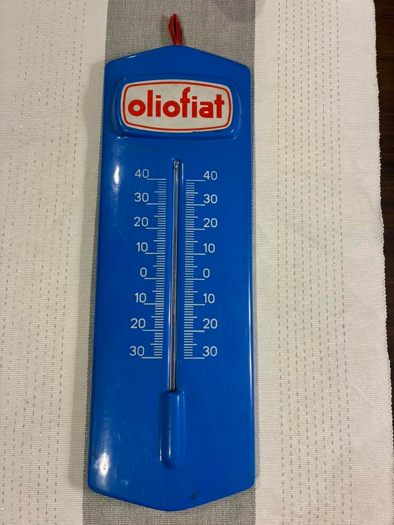 thermomètre publicitaire olio Fiat, Enlèvement, Utilisé, Autres types