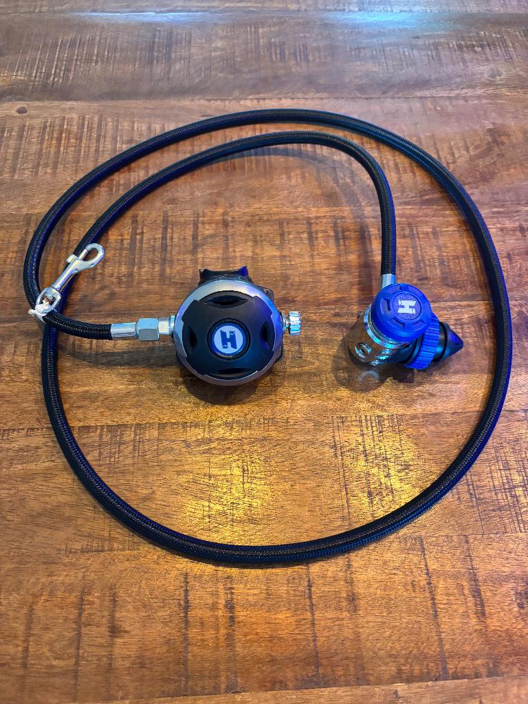 Halcyon halo 2de trap met Halcyon H-50D 1st trap, Watersport en Boten, Duiken, Zo goed als nieuw, Ophalen of Verzenden