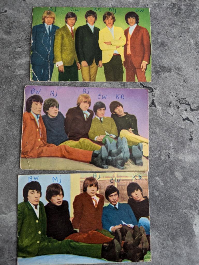 MAPLE LEAF PLAATJES SIXTIES ROLLING STONES  ZELDZAAM  3X, Verzenden