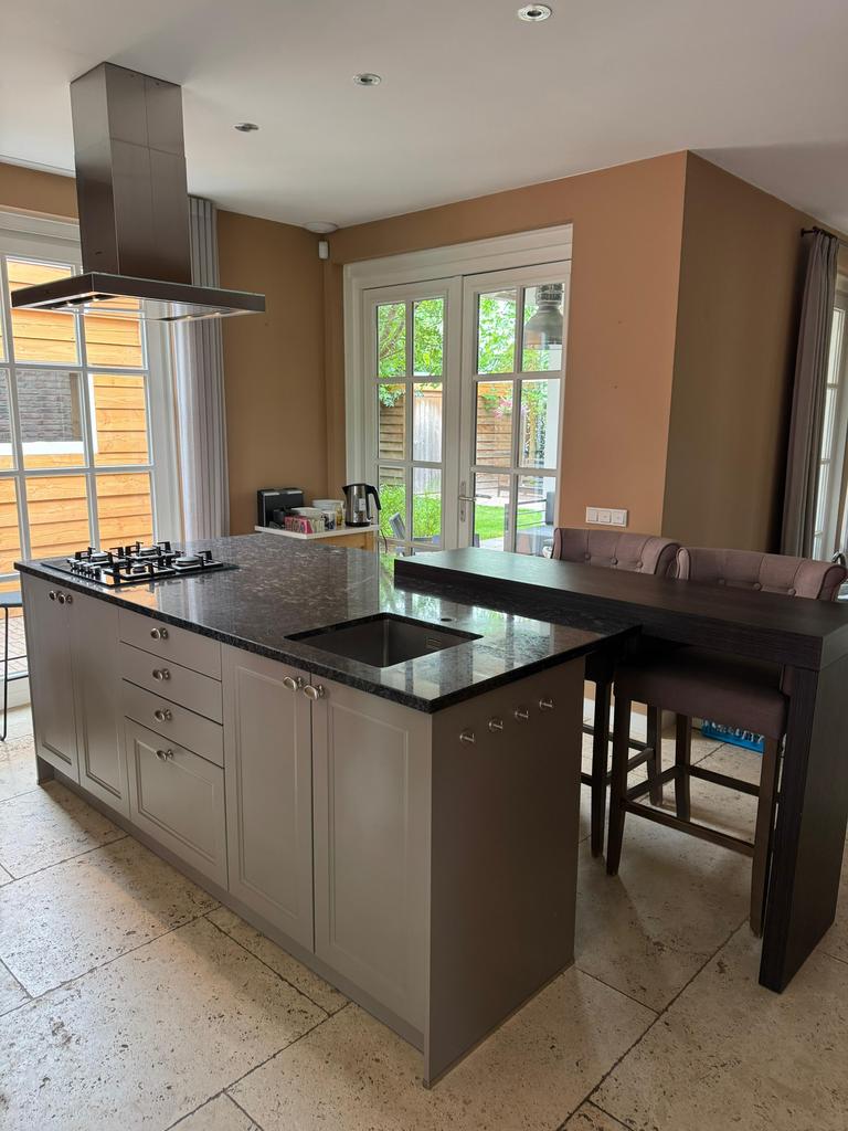 Prachtig Landelijk Kookeiland + Graniet + GEDEMONTEERD, Huis en Inrichting, Overige kleuren, Graniet of Steen, Ophalen of Verzenden