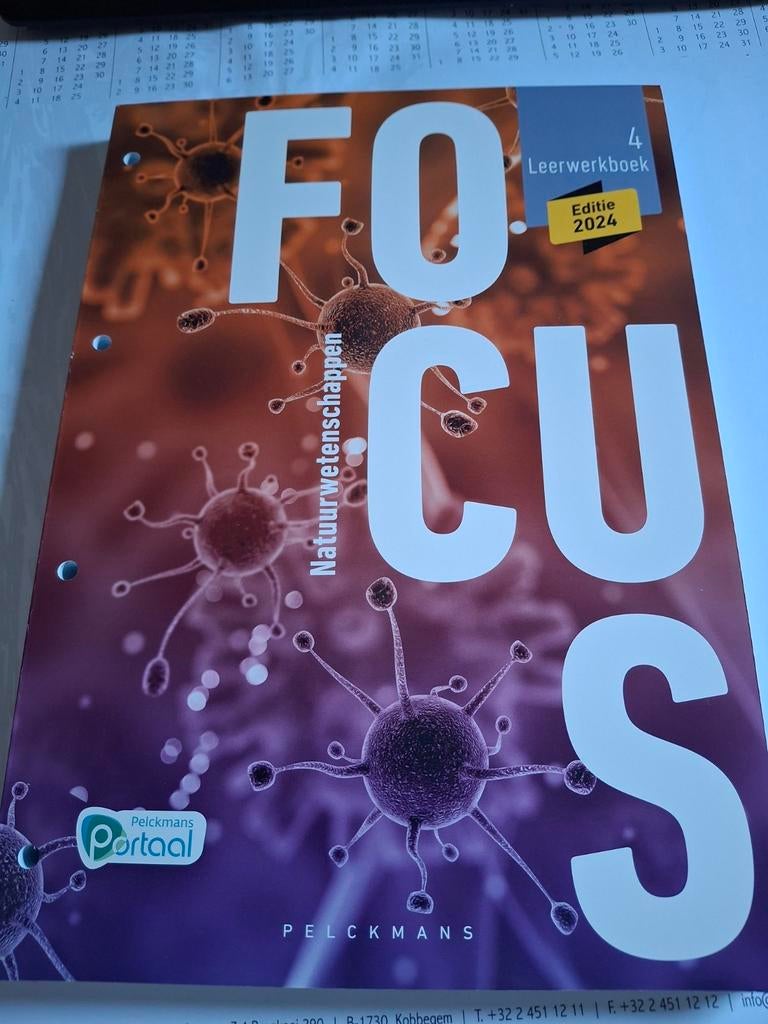 Focus Natuurwetenschappen 4 (editie 2024), Boeken, Schoolboeken, Ophalen of Verzenden, Zo goed als nieuw