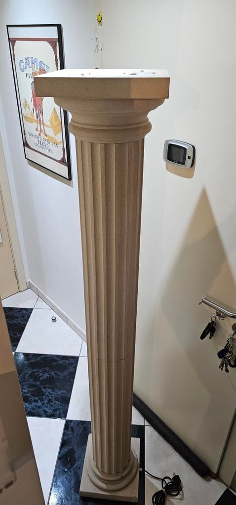 Lampe lampadaire colonne grecque, Maison & Meubles, Enlèvement ou Envoi, Comme neuf