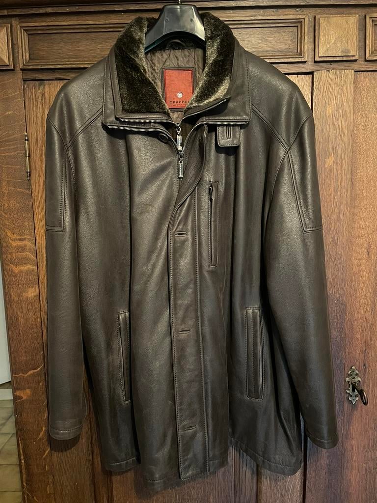 Kalfslederen jas merk Trapper 3XL, Ophalen of Verzenden, Zo goed als nieuw