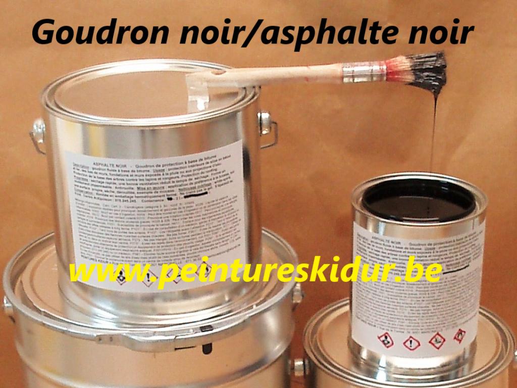 Goudron noir d'étanchéité pour toiture, murs, bas de caisse, Enlèvement, Neuf, Noir