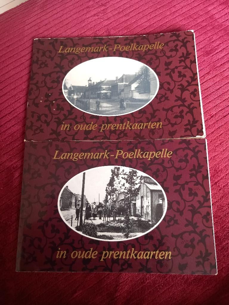 2 livres Langemark-Poelkapelle cartes postales anciennes, Enlèvement ou Envoi