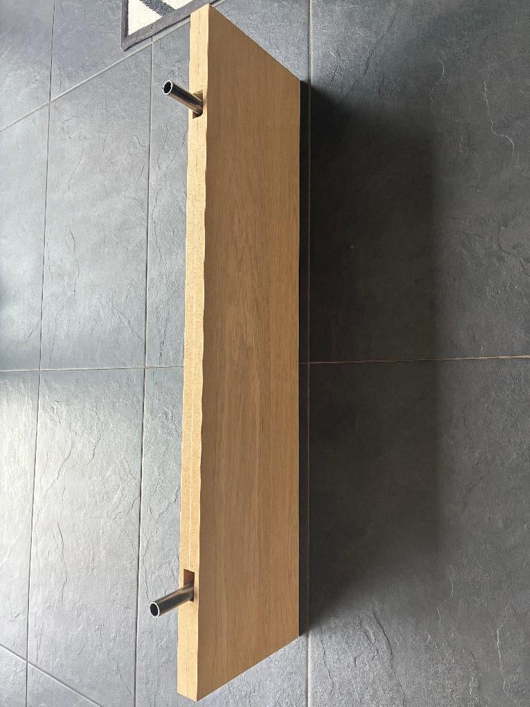 Zwevende houten wandplank 2x, Huis en Inrichting, Woonaccessoires | Wandplanken en Boekenplanken, Ophalen, Nieuw