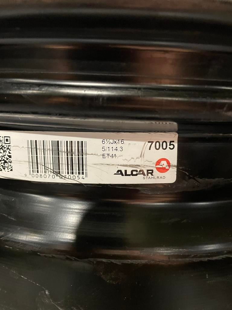 4 jantes acier 16 pouces +tpms – 5114,3, Autos : Pièces & Accessoires, Enlèvement, 16 pouces, Pneu(s)