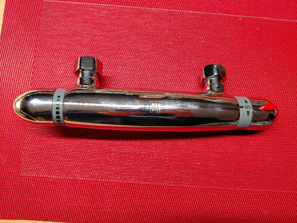 Thermostatische menggraan AQUA VIVE (bad/douche), Ophalen, Zo goed als nieuw, Inox, Bad