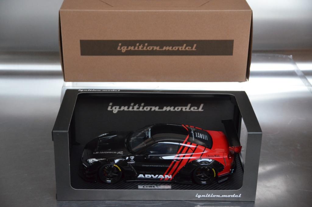 1/18 Nissan GT-R (R35) LB Works ADVAN Ignition, Enlèvement ou Envoi, Comme neuf, Voiture, Autres marques