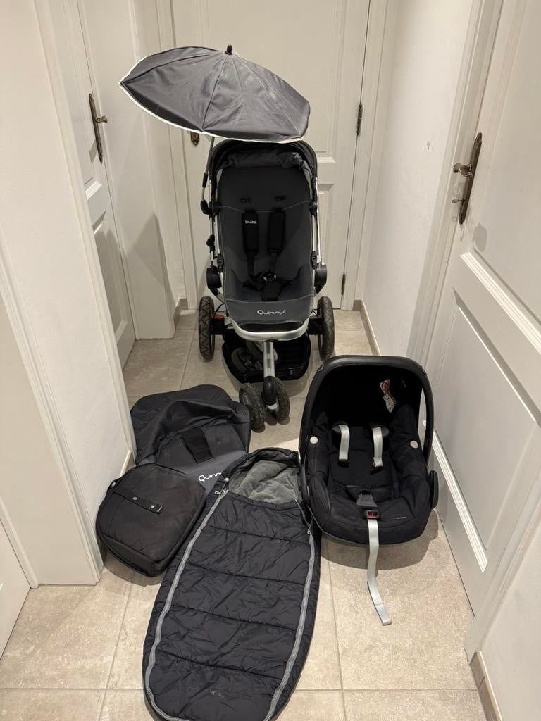 Poussette et maxi Co Quinny, Enfants & Bébés, Enlèvement, Comme neuf, Poussette, Quinny