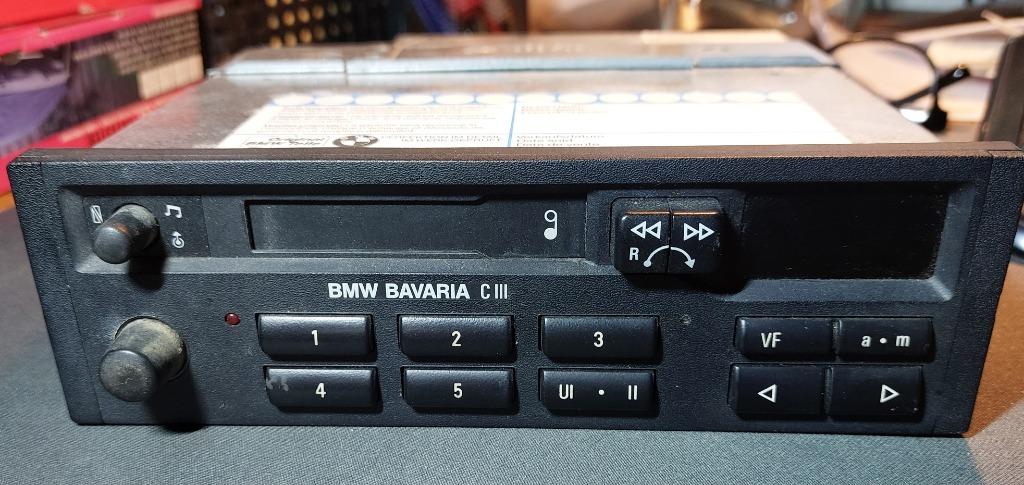 BMW : autoradio à cassette d'origine - TBE, Enlèvement, Utilisé