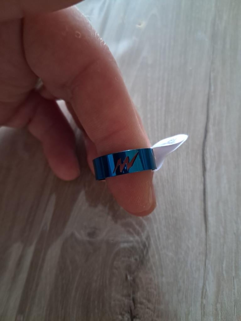 Mannen ring, Bijoux, Sacs & Beauté, Bagues, Neuf, Enlèvement ou Envoi, 18 à 19, Autres matériaux