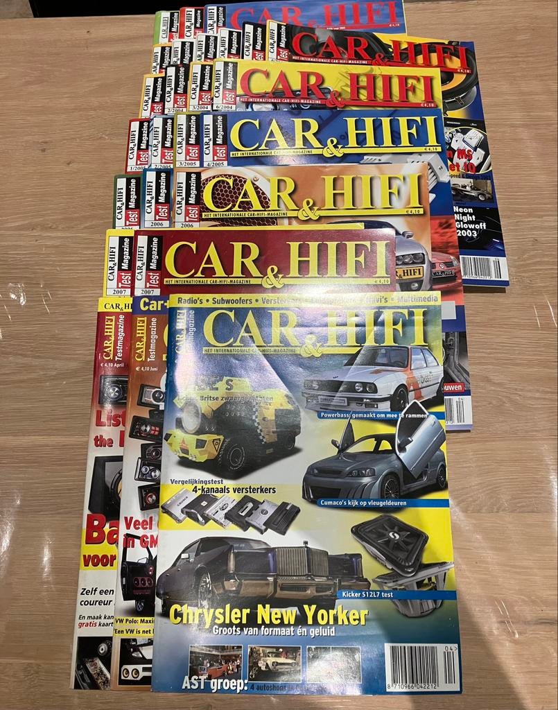 Pakket oude magazines CAR HIFI, Ophalen of Verzenden, Zo goed als nieuw
