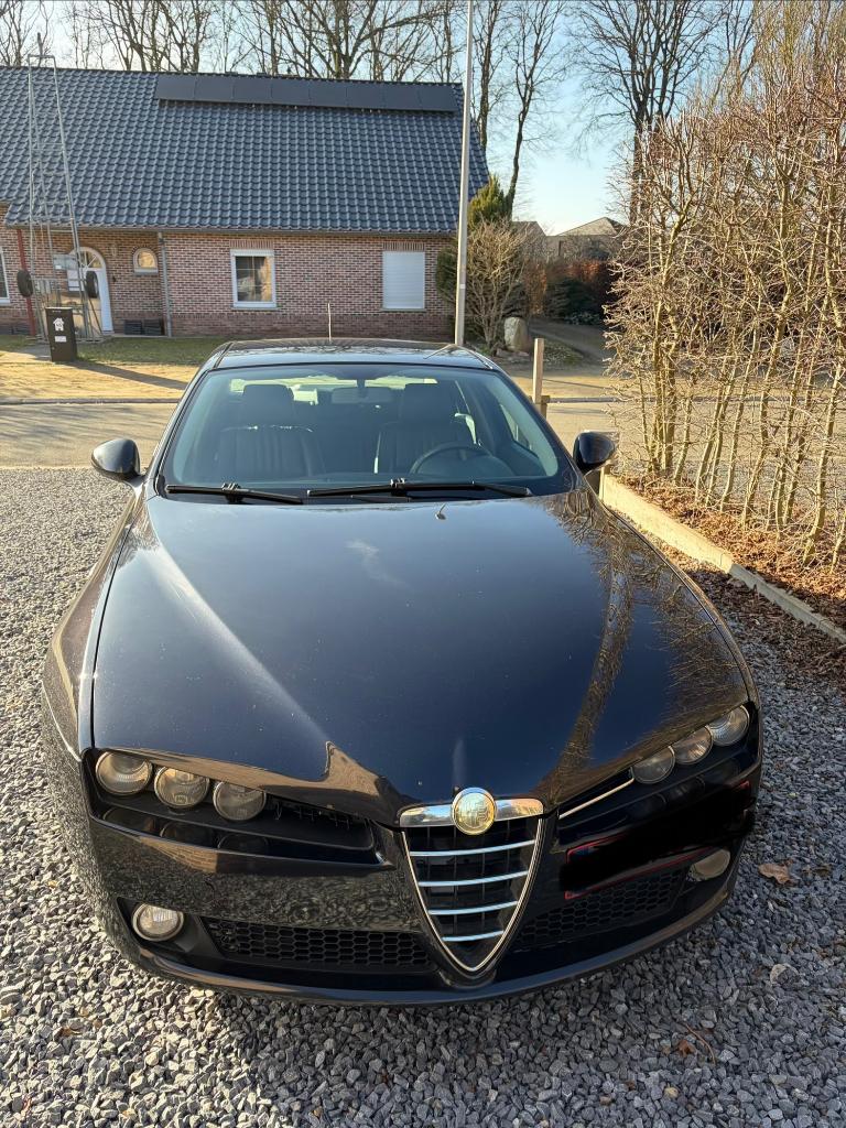 Alfa Romeo 159, Auto's, Zwart, Parkeersensor, Zwart, Leder
