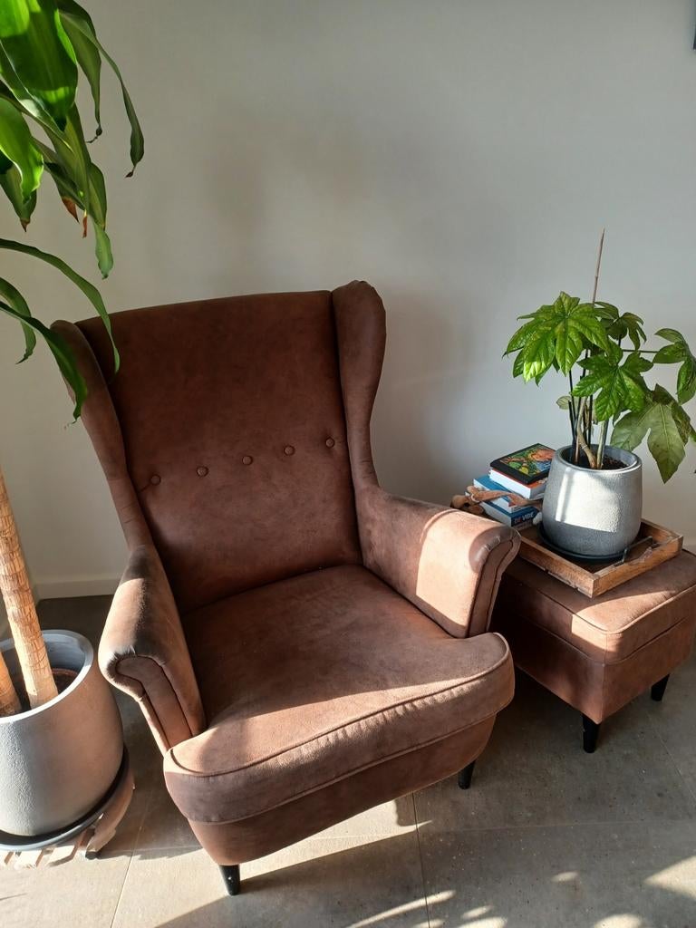 Suède relaxfauteuil, Ophalen