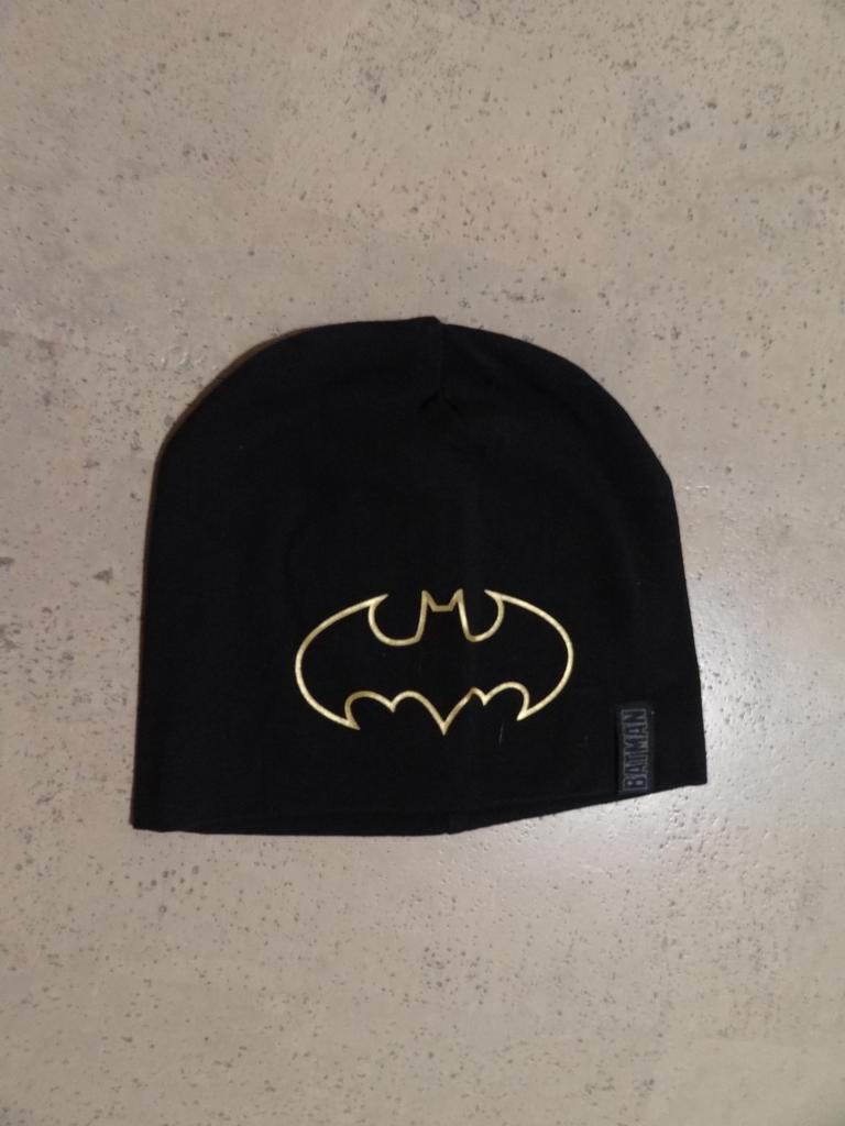 Dunne zwarte muts Batman 4-8 jaar, Ophalen of Verzenden, Zo goed als nieuw, Muts