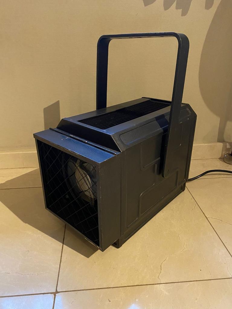 theaterlamp, toneelspot,vintage lamp,industrieel, Ophalen of Verzenden