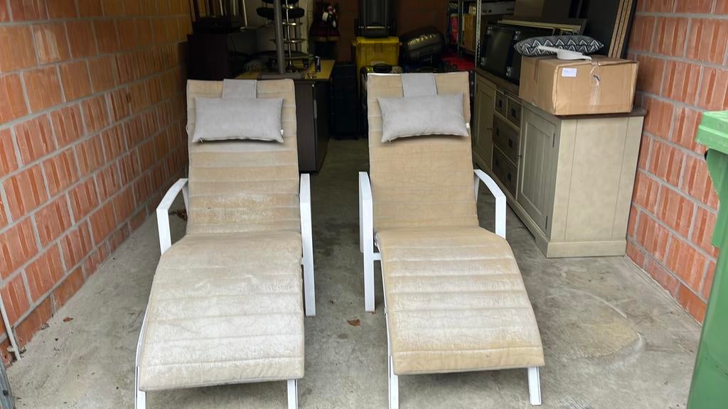 Ligstoelen, Ophalen, Gebruikt, Kunststof