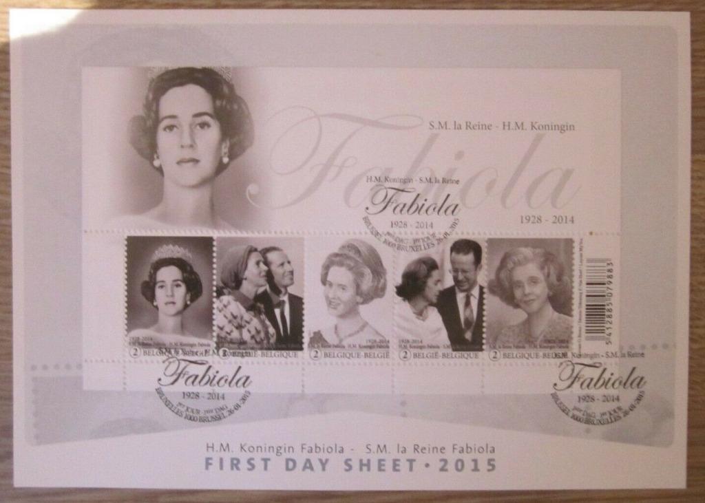 Année 2015 : FDS 2015 - 4485-4489 - Bloc 223 - S.M. La Reine, Timbres & Monnaies, Enlèvement