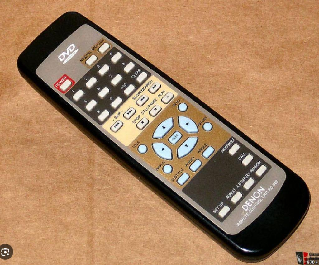 Afstandsbediening Denon rc-543 dvd1500, Enlèvement ou Envoi, Utilisé, Originale, Récepteur ou Amplificateur