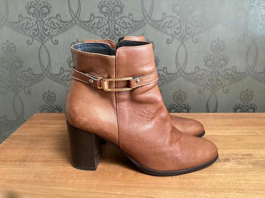 Bottines Cypres 39 cognac, Enlèvement ou Envoi, Cypres, Comme neuf, Brun