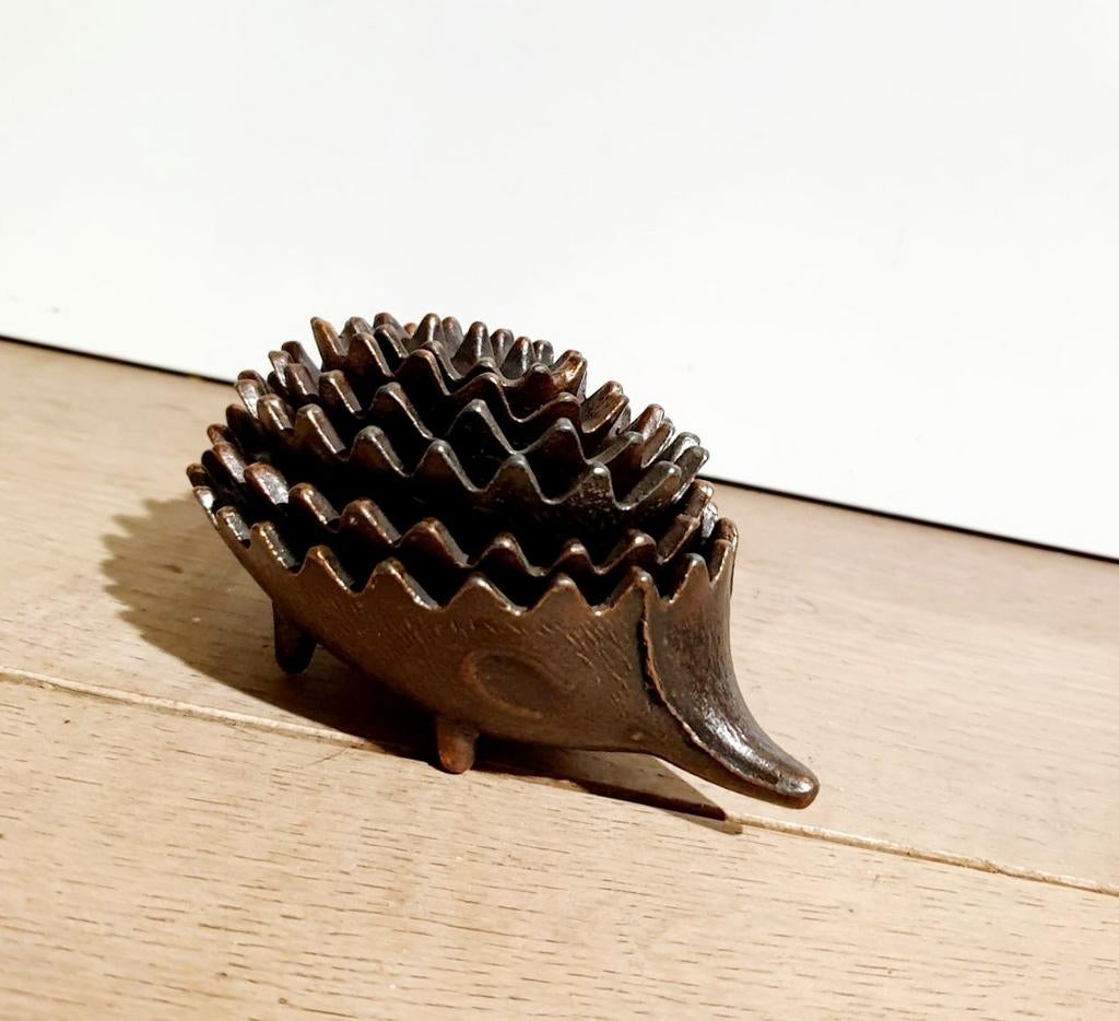 Vintage uittrekbare asbak, Antiek en Kunst, Antiek | Brons en Koper, Ophalen