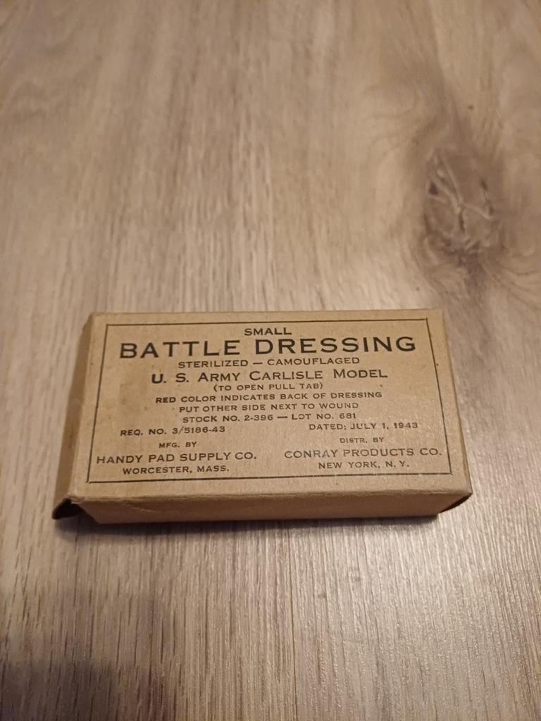 US small dressing camouflaged 1943, Ophalen of Verzenden