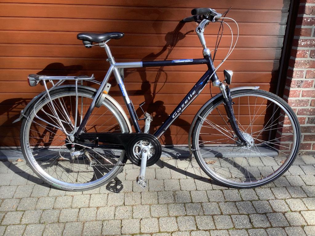 Mooie Herenfiets Gazelle Medeo City kader 61, Fietsen en Brommers, Ophalen, Gebruikt, Versnellingen, 61 tot 65 cm