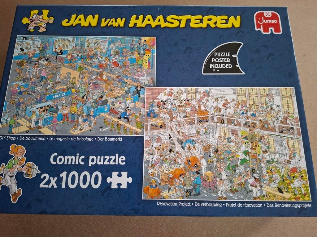 Van haasteren 2 x 1000 stuks, Hobby en Vrije tijd, Denksport en Puzzels, Ophalen