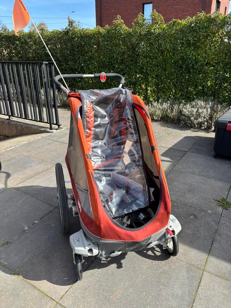 Thule Chariot Corsaire fietskar, Fietsen en Brommers, Fietsaccessoires | Aanhangwagens en Karren, Ophalen, Gebruikt, Opvouwbaar