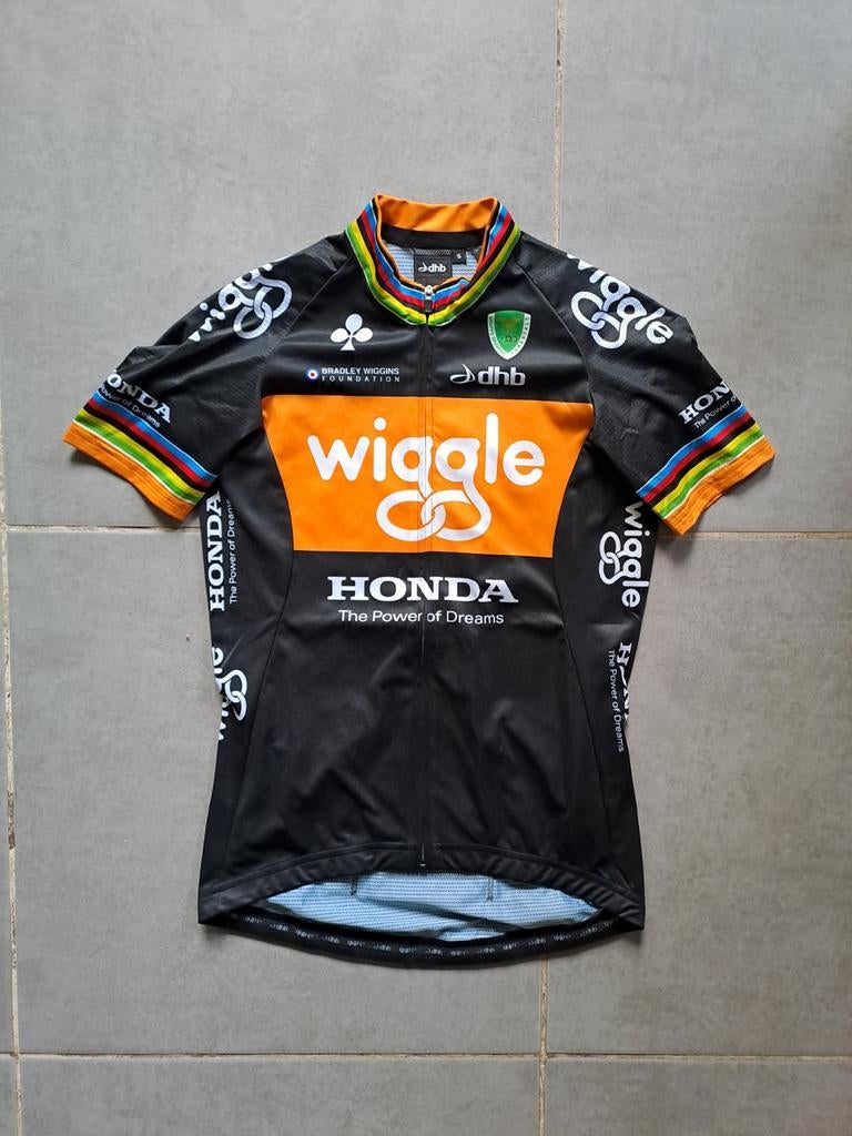 Wielertrui Wiggle High5 2015 Bronzini, Fietsen en Brommers, Fietsaccessoires | Fietskleding, Ophalen of Verzenden, S